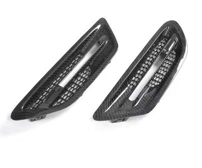 M5 F10 seco de fibra de carbono lado Fender ventilación adornos para BMW F10 M5