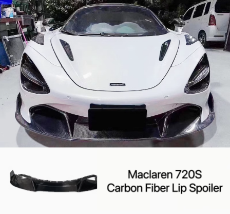 Mclaren 720S Carbon Fiber Lip Spoiler