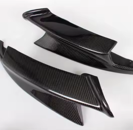 Divisores de parachoques delantero de fibra de carbono Real VOODOOCARBON para BMW E92 M3