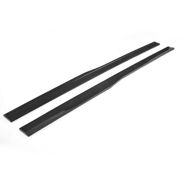 Faldones laterales de fibra de carbono para Volkswagen VW GOLF 7 VII MK7 R R-LINE