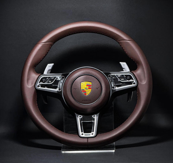 Porsche Carbon Fiber Steering Wheel For 911/718/Cayenne/Macan/Panamera/Taycan/Boxster/Cayman/Gts