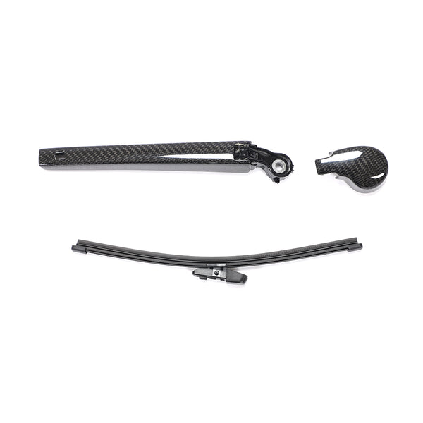 Limpiaparabrisas traseros de fibra de carbono, cubierta de limpiaparabrisas embellecedora para Volkswagen GOLF 7 7,5 2014-2020, Kit de actualización de cubierta para el parabrisas