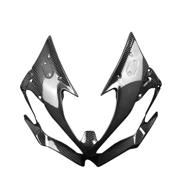 Carenado frontal / cubierta del faro en fibra de carbono para Kawasaki ZX-6R / 636