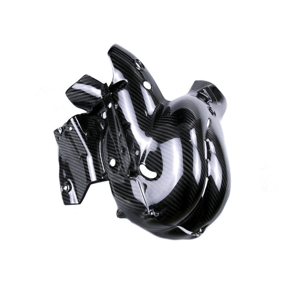 Cubierta de Protección Contra Quemaduras de Escape en Fibra de Carbono para Ducati Panigale V4 / V4S (2018+)