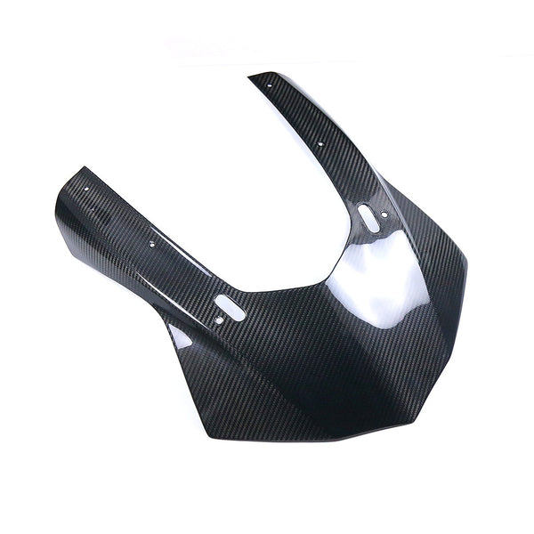 Carenado superior frontal / cubierta de faro en fibra de carbono para Yamaha R1 y R1M