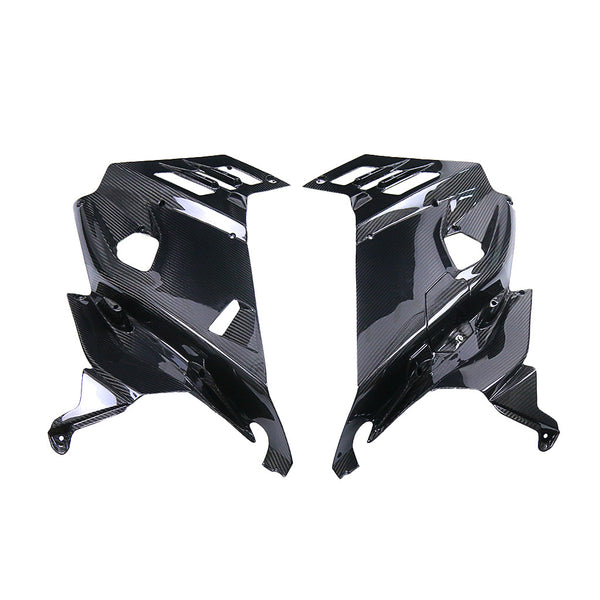 Paneles interiores laterales del carenado en fibra de carbono para Aprilia RS 660