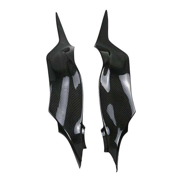 Cubiertas laterales del depósito en fibra de carbono para Kawasaki ZX-6R / ZX-636