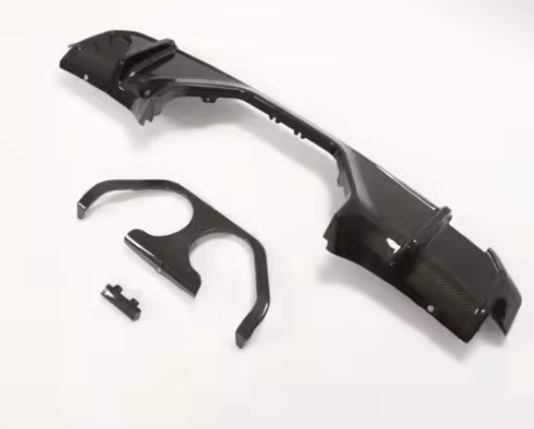 Difusor de parachoques trasero de fibra de carbono seco para BMW G82 M4